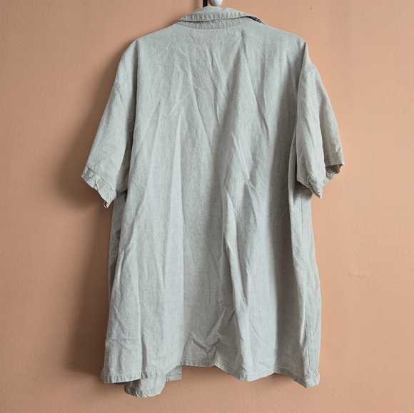 Roaman's 90s Women's Embroidered Linen-Blend Shirt - Size XL - Picture 2 of 6